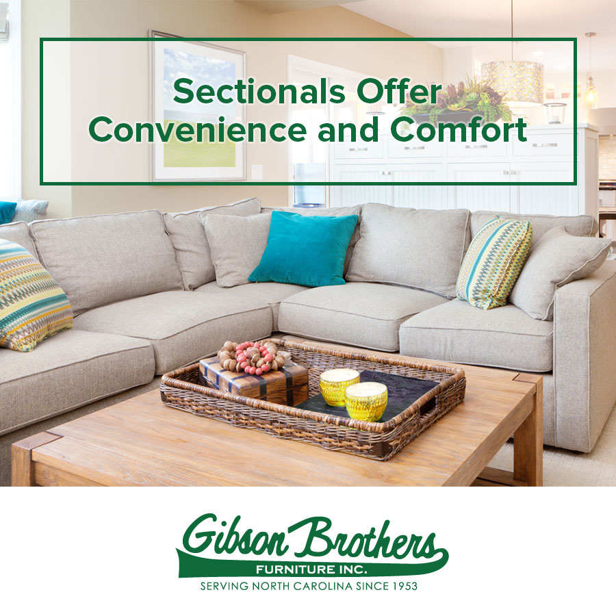 Sectionals Offer Convenience and Comfort
