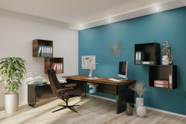 How to Choose the Right Furniture for Your Home Office [infographic]